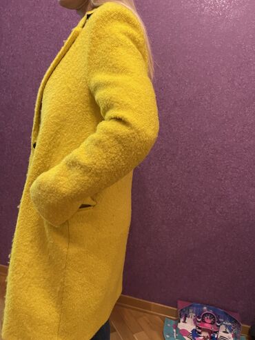 Пальто Mango, M (EU 38), L (EU 40), XL (EU 42), цвет - Желтый