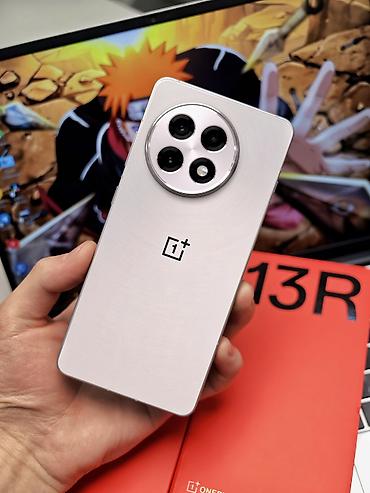 oneplus 8: OnePlus 13R, Б/у, 256 ГБ, цвет - Бежевый, 2 SIM, eSIM — 2