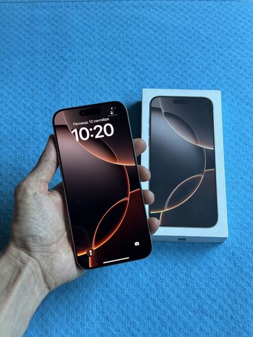 айфон 12 про макс в бишкеке: IPhone 16 Pro Max, Колдонулган, 256 ГБ, Desert Titanium, Куту, 98 %