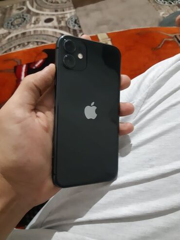 Apple iPhone: IPhone 11, 128 GB, Black Titanium, Zəmanət, Simsiz şarj, Face ID