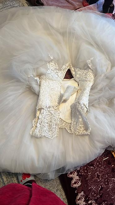 Свадебные платья: Свадебное и вечернее платья 1) Свадебное платье: - Силуэт: бальное, с — 11