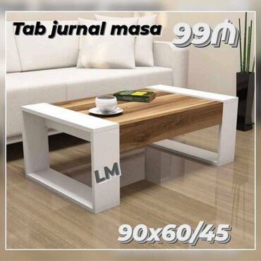 Masalar: Yeni TAB jurnal masası Yeni və sifarişlə💫 Qiymət : 99₼ Ölçü