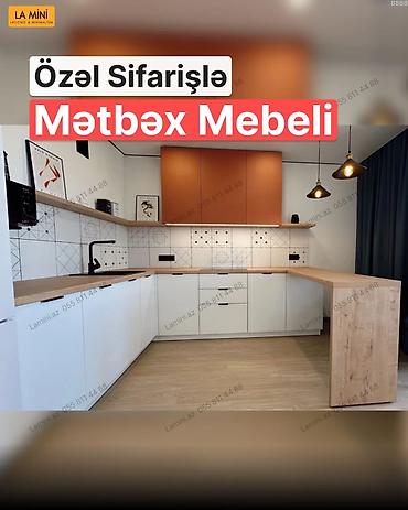 Ev və bağ: Özəl sifarişlə mətbəx mebeli – müasir, funksional və minimalist — 1
