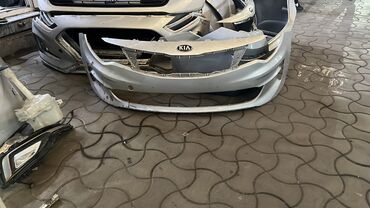 kia k 8: Алдыңкы Бампер Kia 2017 г., Колдонулган, түсү - Күмүш, Оригинал