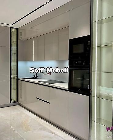 Кухонные гарнитуры: Кухонный гарнитур, Новый, МДФ, Бесплатная доставка — 6