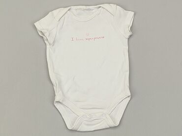 body niemowlęce białe z kołnierzykiem: Body, 0-3 m, 
stan - Dobry