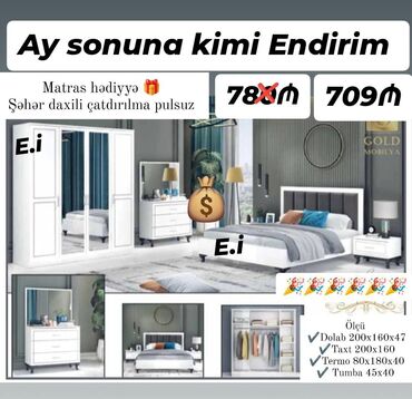 Qab-qacaq və mətbəx ləvazimatları: Yataq desti