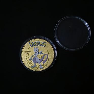 Sikkələr: Pokémon temalı kolleksiya sikkəsi – Mewtwo - Dizayn: Ön tərəfdə — 1