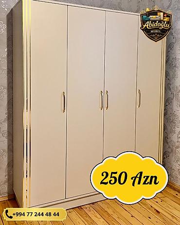 Yeni, 4 qapılı, Güzgülü, Bej, Açılan, Düz dolab lalafo.az -da Yeni, 4 qapılı, Güzgülü, Bej, Açılan, Düz dolab