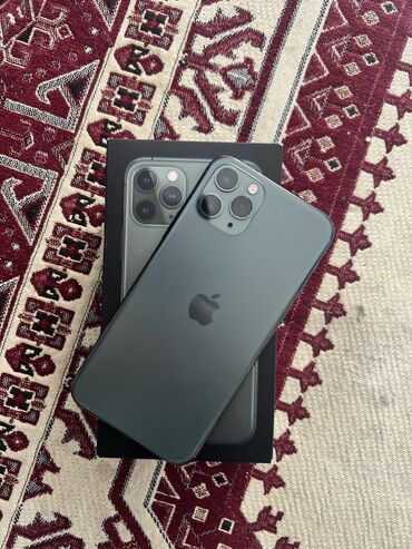 iphone 11 расрочка: IPhone 11 Pro, Б/у, 256 ГБ, Alpine Green, Коробка, 95 %