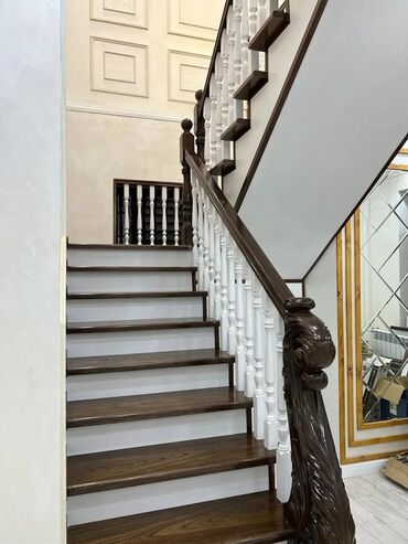 Деревянные лестницы: Лестница,жасайбыз, фанера,шпон,соснадан — 14