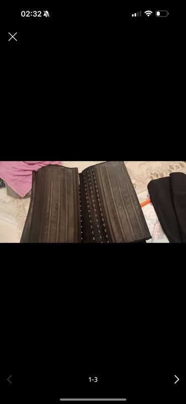 Bandajlar, korsetlər, korrektorlar: 25 sümuklu laxet.4 qat iple tikilib. orginaldir 90 manata alınıb. Cox