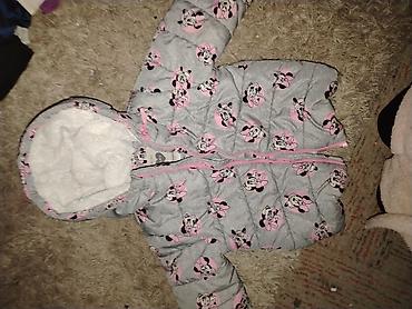 cloud 9 sandale: Dečija zimska jakna sa kapuljačom – Minnie Mouse motiv - Boja: siva — 2