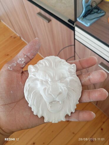 Fiqurlar: Fiqur, Gips, rəng - Ağ — 4