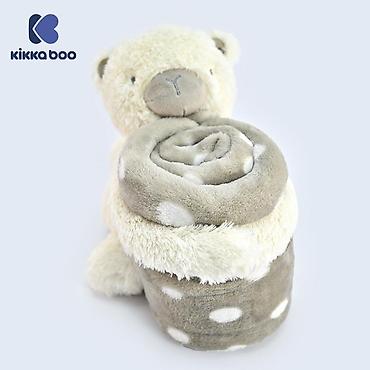 komode prodaja: KikkaBoo Baby ćebence sa plišanom igračkom 70x100 “My Teddy” (šifra — 1