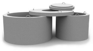 Железобетонные (ЖБИ) кольца для септика: Железобетонное (ЖБИ) кольцо для септика Размер: 150 x 90 x 9 см, Платная установка, В розницу — 3