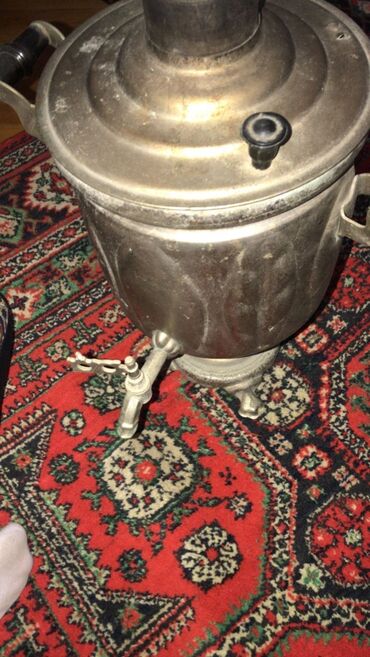 samovar qiymetleri: Б/у Дровяной Самовар, 5 л, Самовывоз