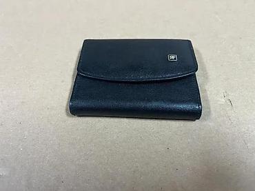 Novčanici: Kožni novčanik – crni, kompaktan dizajn - Materijal: prava koža — 2