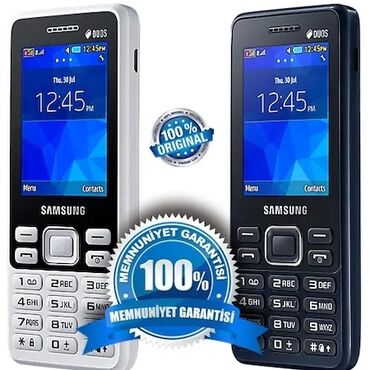 radio telefon: Samsung 2 GB, rəng - Qara, Zəmanət, İki sim kartlı, Sənədlərlə