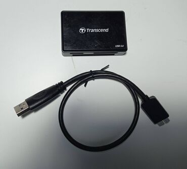 sd card: Кард ридер USB3.0 Transcend TS-RDF8K, совместим с картами памяти типа