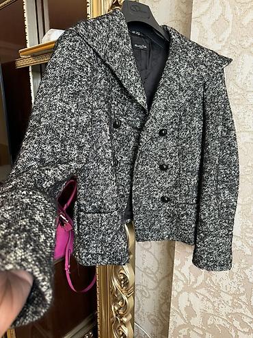 paltolar instagram: Massimo Dutti Woman – qısa tweed tipli palto/plaş - Rəng: qarışıq — 1