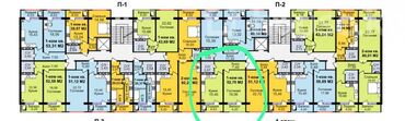 квартира с подселения: 1 комната, 53 м², 108 серия, 9 этаж, ПСО (под самоотделку)