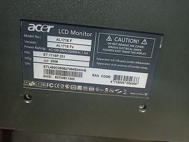 epson 270: Монитор, Acer, Б/у, 17" - 18" — 7