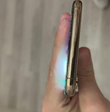 x r iphone: IPhone Xs Max, 128 GB, Qızılı, Qırıq, Simsiz şarj, Face ID — 2