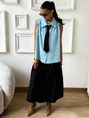 Ostalo: Bluzica + kravata = 2500 dinara🌼🌀🌀 — 7