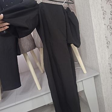 Qara rəngli uzun don - Model: off-shoulder (bir çiyin açıq), elastik lalafo.az -da Qara rəngli uzun don - Model: off-shoulder (bir çiyin açıq), elastik