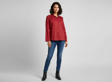 koszula mdp czerwona: Women`s shirt, size S