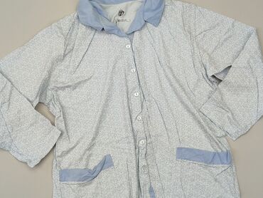 błękitna eleganckie bluzki: Bluzka Damska, 2XL, stan - Dobry