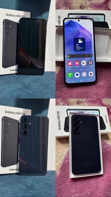 5g модем для ноутбука: Samsung Galaxy A55, цвет - Черный