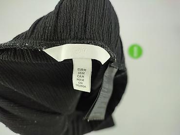 biale klapki hermes: H&M, Spodnie materiałowe damskie, rozmiar M — 4