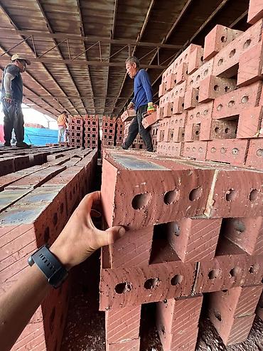 Строительный кирпич: Пустотелый, дырчатый, Жженый кирпич, Полублок, 250×120×88 — 10