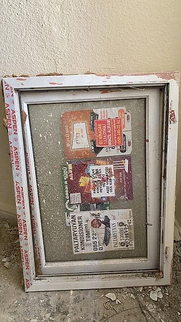 Pəncərələr: İşlənmiş Təkqat şüşə paketi Plastik pəncərə, Еni: 130 sm, Uzunluğu: 95 sm — 2