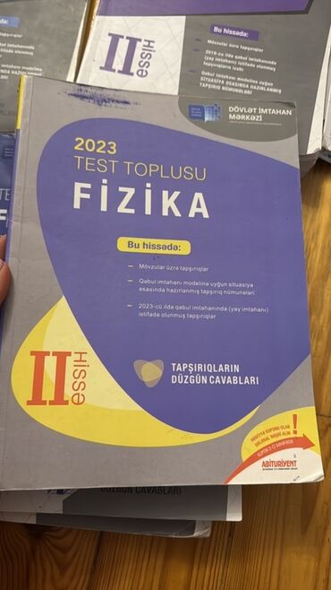 русский язык сборник тестов 2023: Məhsul: 2023 Test Toplusu – Fizika, II Hissə (Dövlət İmtahan Mərkəzi)
