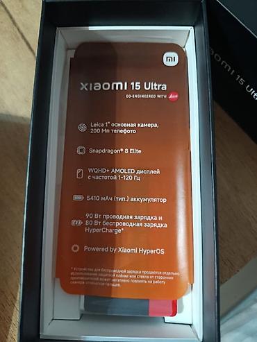 игравой телефон: Xiaomi, 15 Ultra, Б/у, 512 ГБ, 2 SIM, eSIM — 6