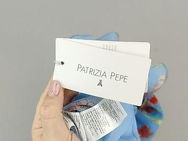 niebieska bluza: Patrizia Pepe, Bluzka damska, rozmiar S — 6
