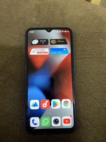 xiaomi barter: Xiaomi Redmi 9A, 32 GB, rəng - Göy, 
 Sensor, İki sim kartlı, Face ID