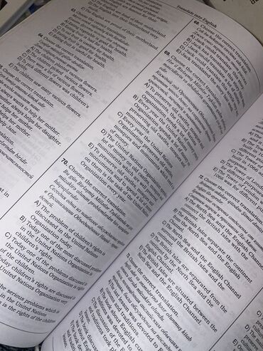 talibovun kitabi: İngilis dili test toplusu 2ci hissə İşlənməyib içi təmizdir 3.5 azn