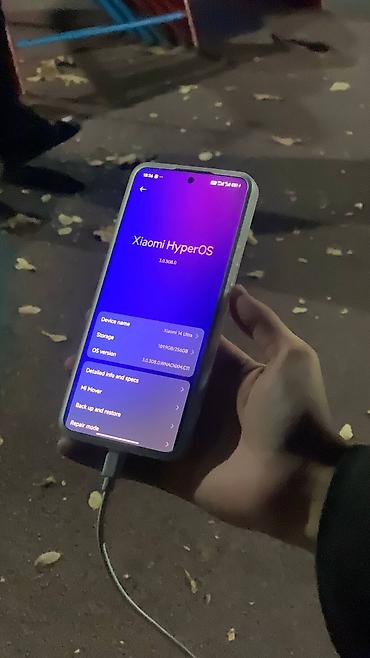 xiao: Xiaomi, 14 Ultra, Б/у, 256 ГБ, цвет - Белый, 2 SIM — 4