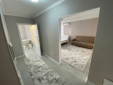 1 комнатная квартира без мебели: 1 комната, 45 м², Элитка, 3 этаж, Евроремонт
