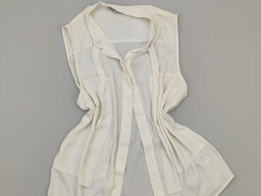 białe eleganckie bluzki z krótkim rękawem: Shirt, H&M, 2XL (EU 44), condition - Good