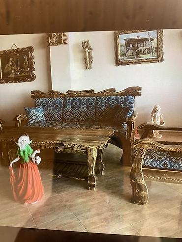 Sifarişlə qonaq dəstləri: Rustik üslubda əl işləri: interyer üçün bədii ağac işləmələri və mebel — 1