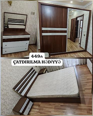 Yataq otağı mebel dəsti Qiymət: 449₼ Çatdırılma hədiyyə Tərkibi: - lalafo.az -da Yataq otağı mebel dəsti Qiymət: 449₼ Çatdırılma hədiyyə Tərkibi: -