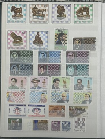 Markalar: Şahmat temalı markalar albomla birlikdə satılır, qiyməti sondur — 4