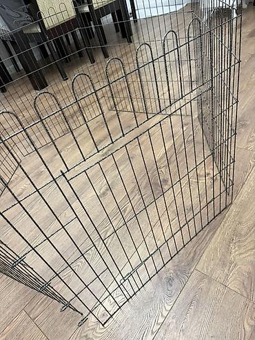 qefes satisi: Metall ev heyvanları üçün məhdudlaşdırıcı hasar (playpen) - Material — 1