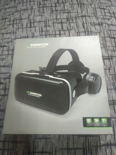 VR Очки„VR SHINECON", коробка есть,наушники работают,нету