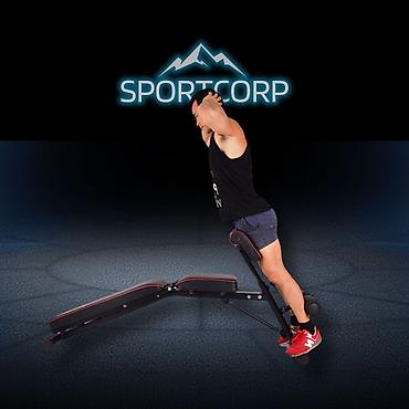 Скамьи для жима: Универсальная скамья для жима 4в1: - Жим - Пресс - Гиперэкстензия - — 7